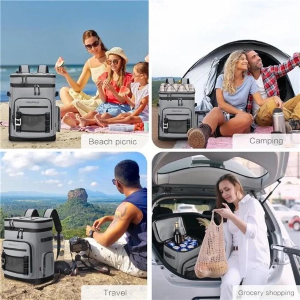 Large Waterproof Insulated Cooler Backpack for Men & Women, Leak Proof